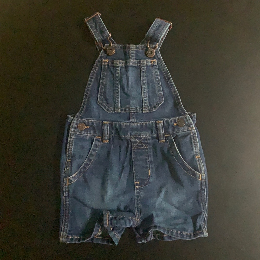 BabyGap denim overalls, like new condition.